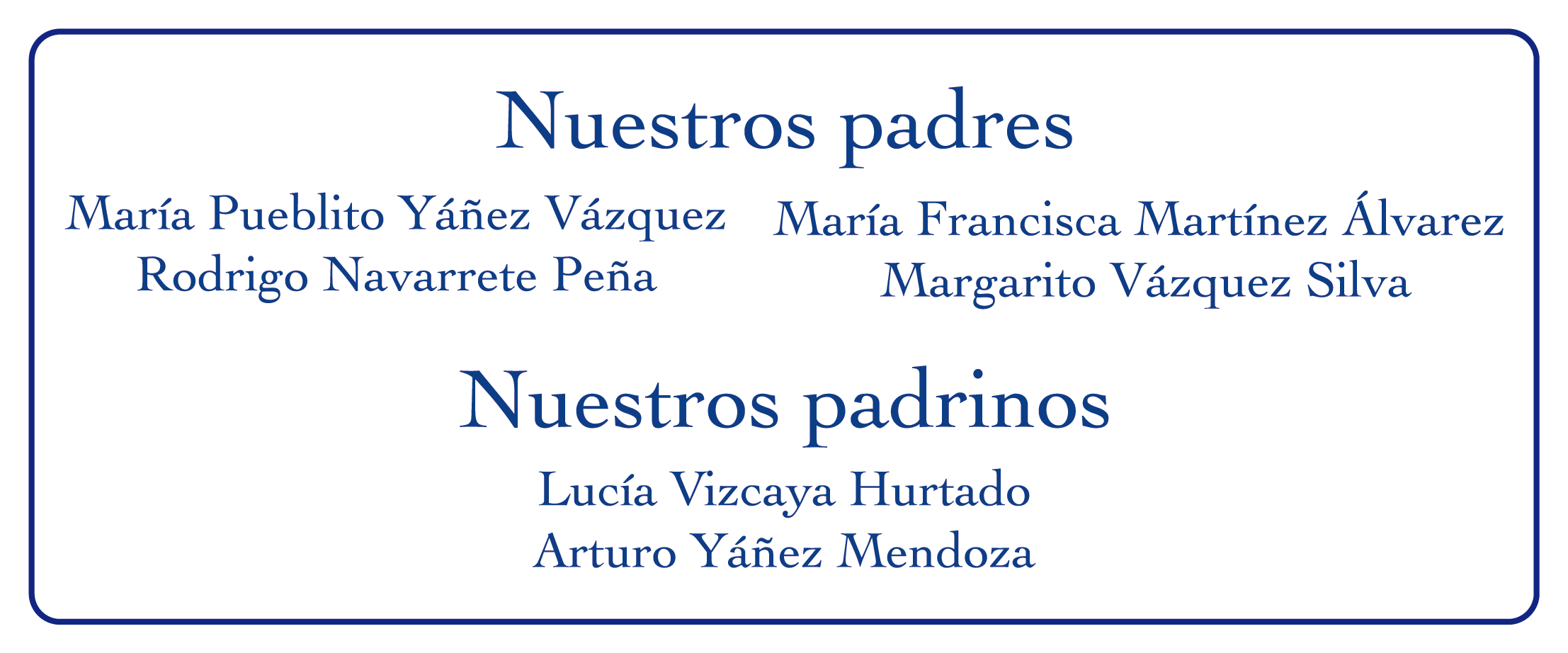 Padres y padrinos